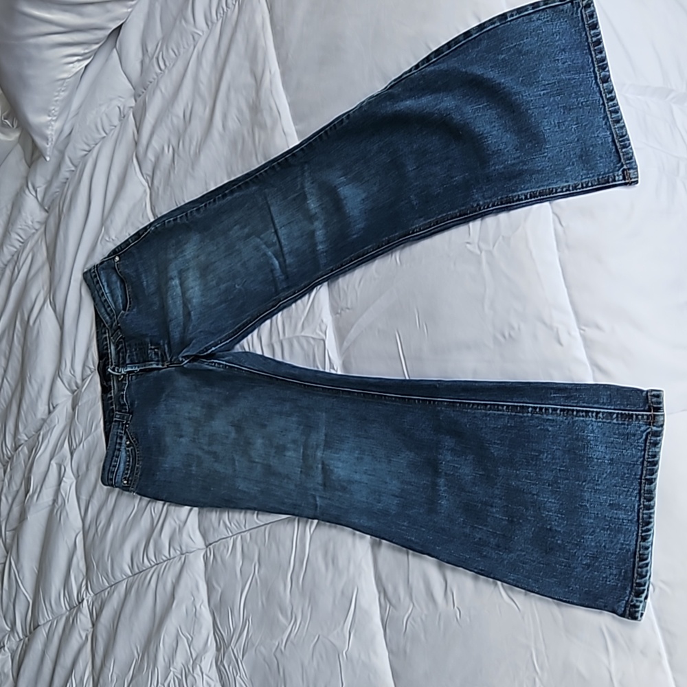 VICTORIA SECRET  WESTERN BOOTCUT JEANS  VANTAGE SIZE 8